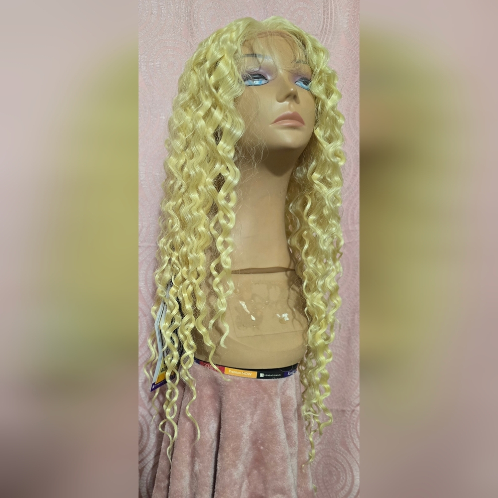 Sensationnel Butta HD Lace Front Wig  Unit 3  Wide 5 Inch Deep Part Lt. Blonde